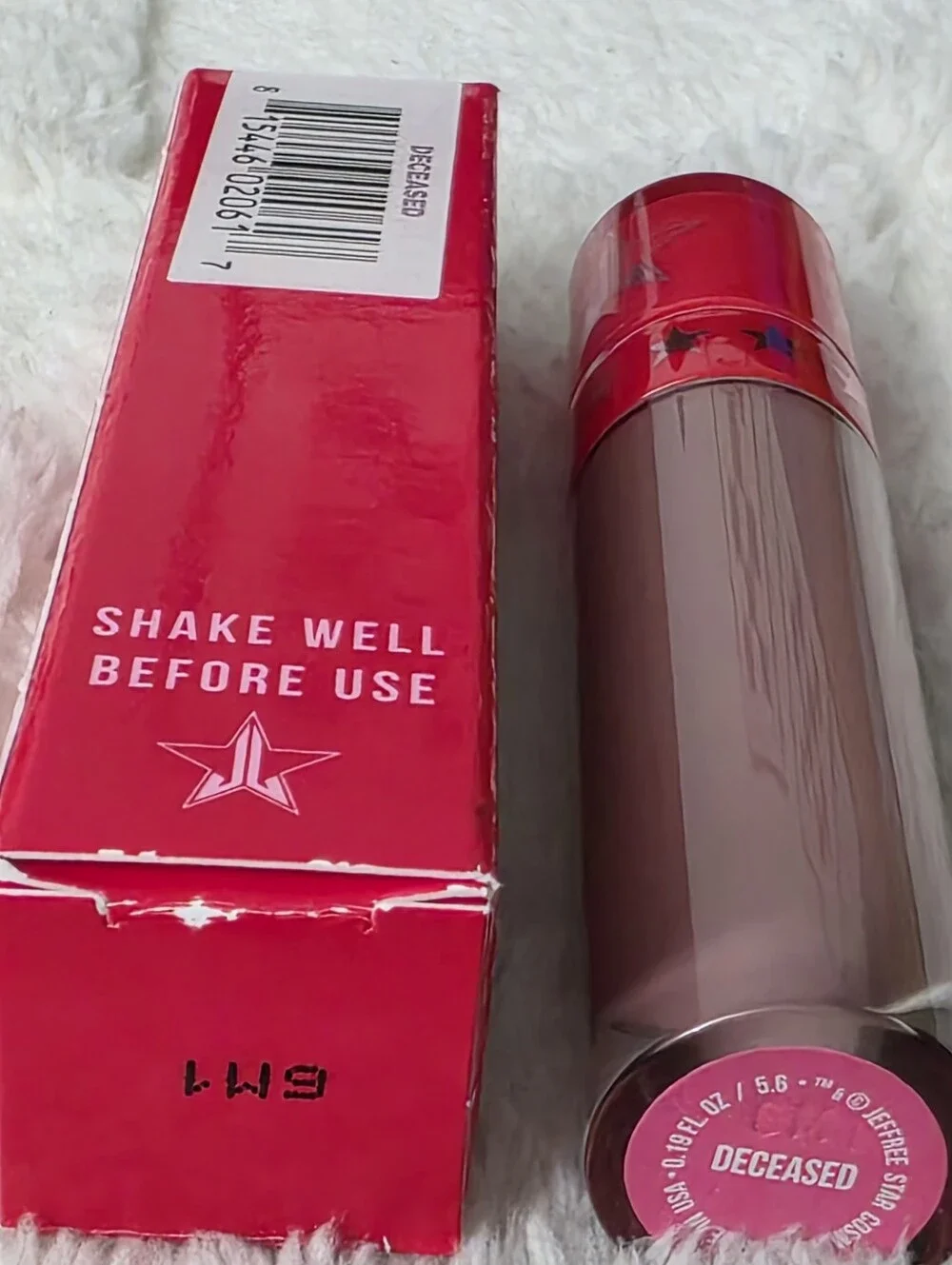 JEFFREE STAR COSMETICS VELOUR LIQUID LIPSTICK DECEASED (LIMITED EDITION) NIB